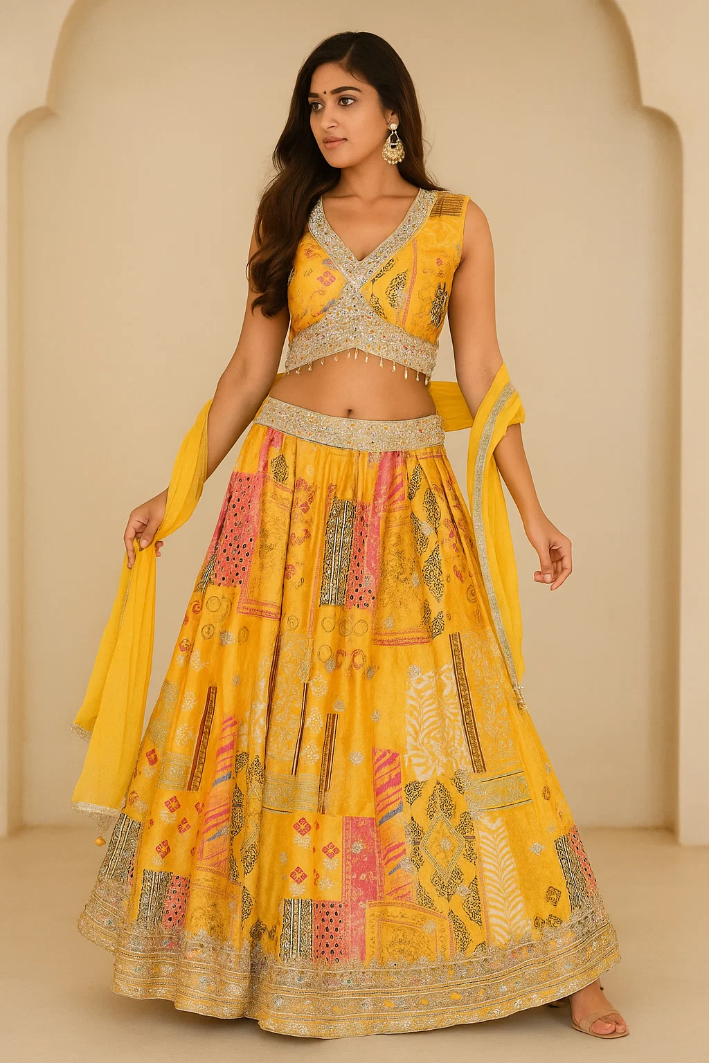 Yellow Wedding Lehenga