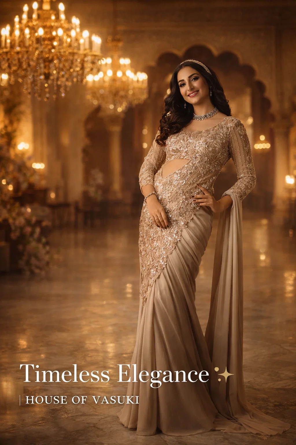 Product Name: Timeless Elegance Embroidered Designer Saree